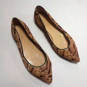 Talbots Brown Leopard Print Women's Flats Size 8